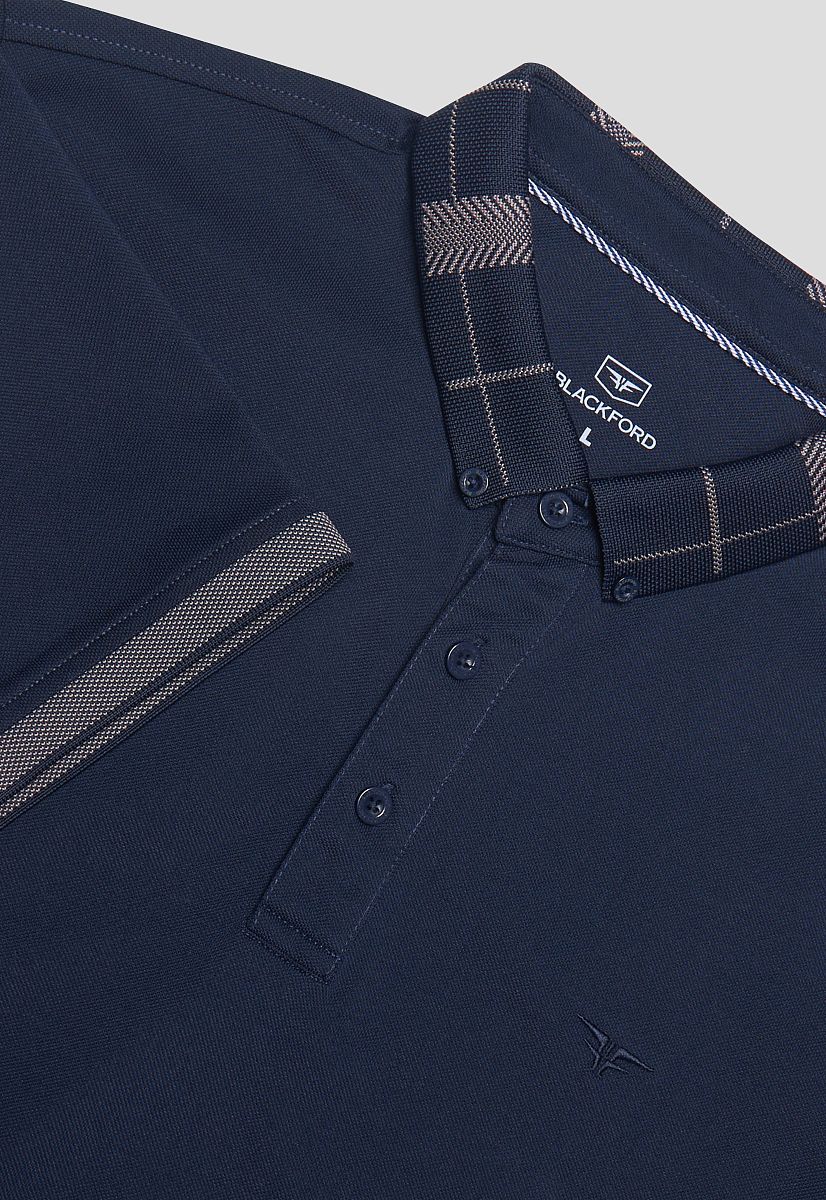 Поло UCQS101703 DR Blue