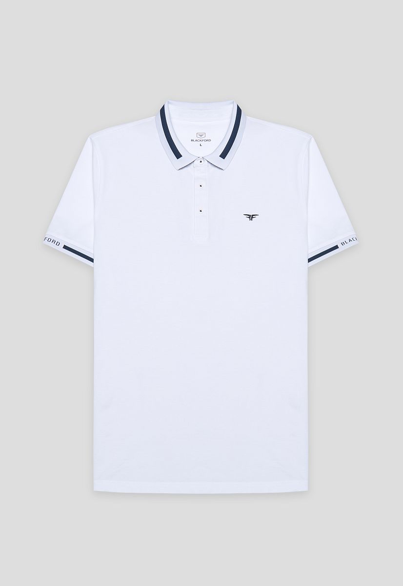 Поло UCYF230612 white(blue)