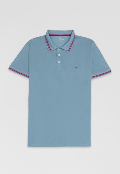 Поло AT-17-4111 light blue