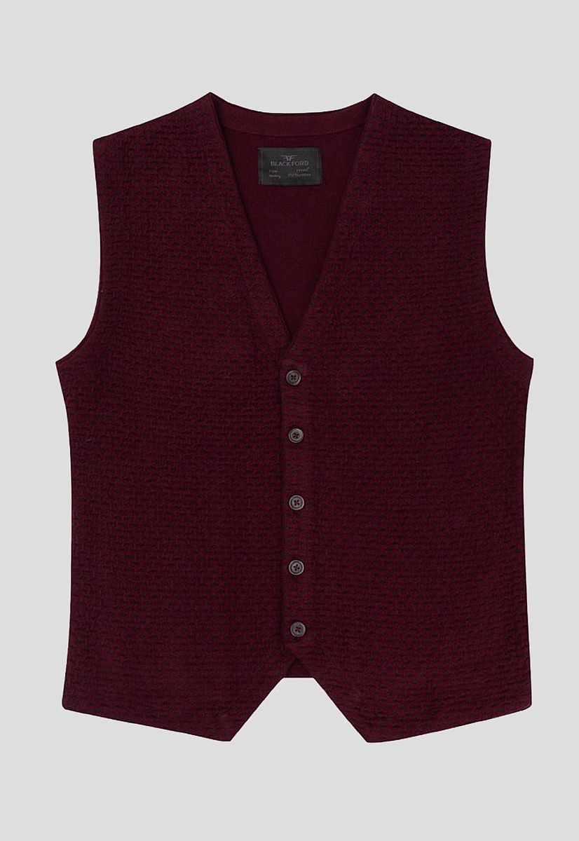 Жилет Н-30015-60/BORDO